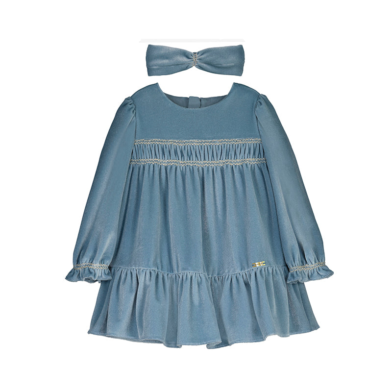 Vestido 2904 blue bell