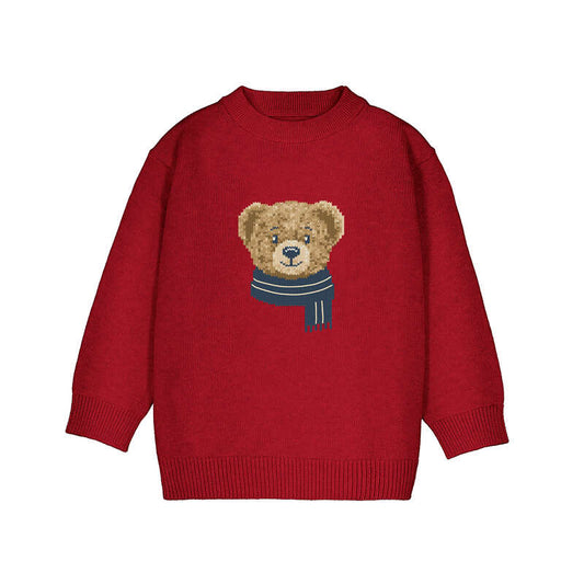 Jersey intarsia 4306 Rojo