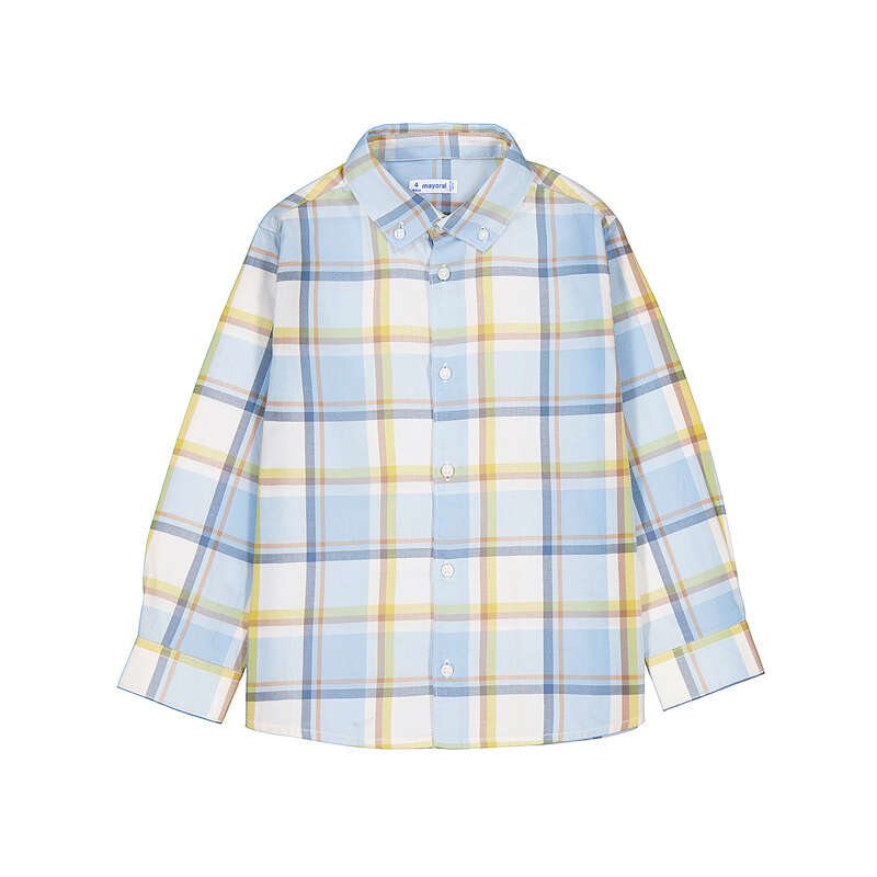 Camisa m/l cuadros 4102 lluvia