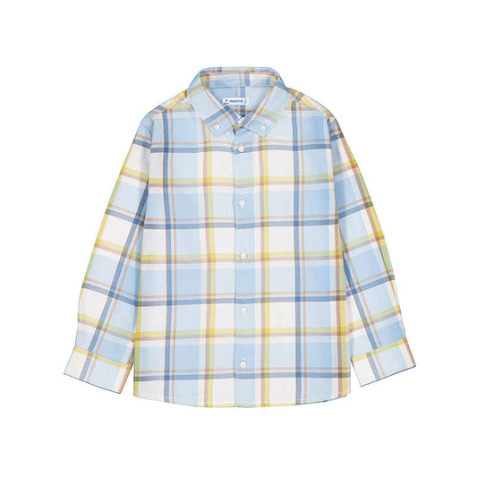 Camisa m/l cuadros 4102 lluvia