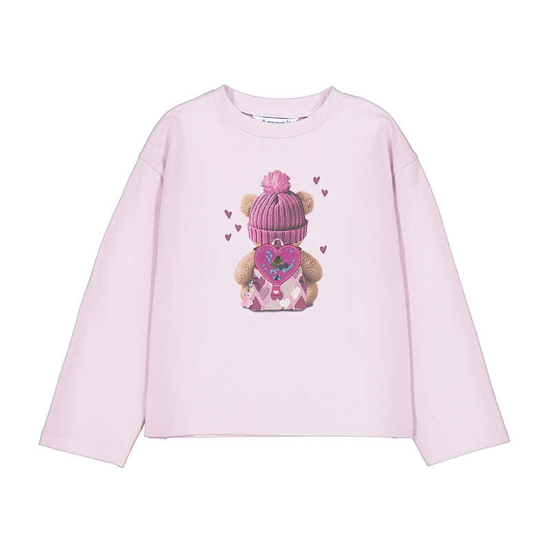 Camiseta m/l 4027  malva