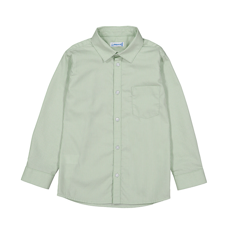 Camisa m/l basica 146 verde