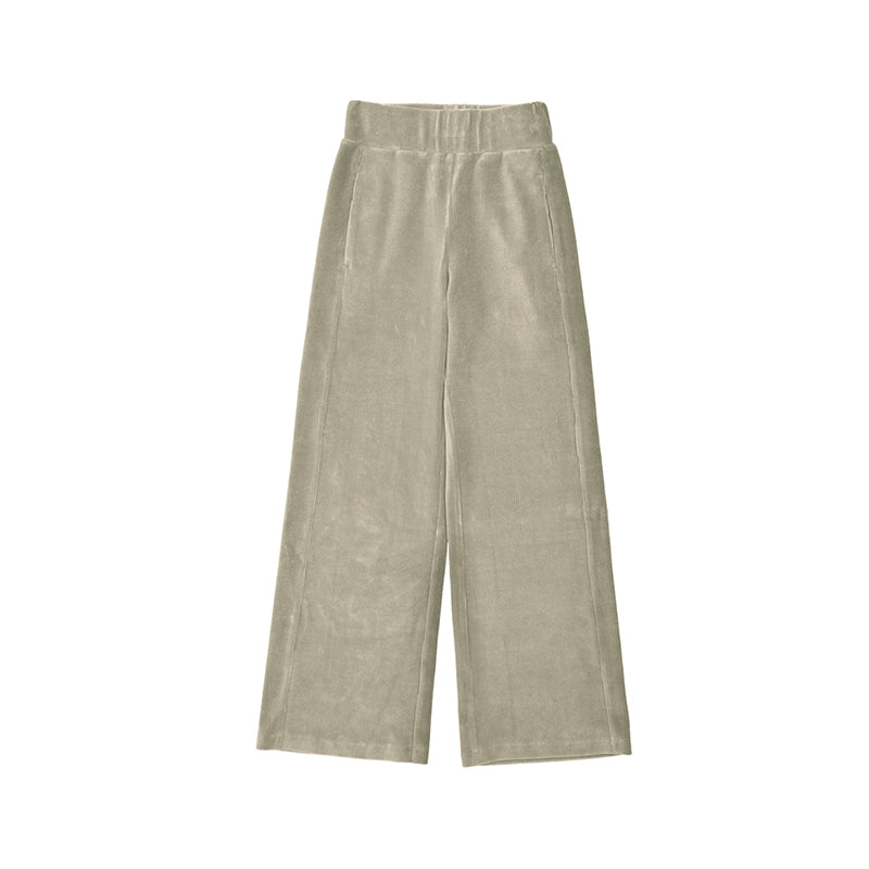 Pantalon largo punto pana 7576 topo