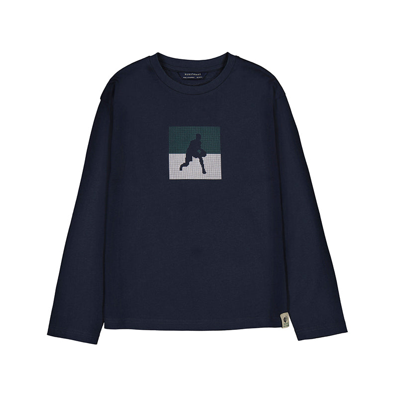 Camiseta m/l player 7005 marino
