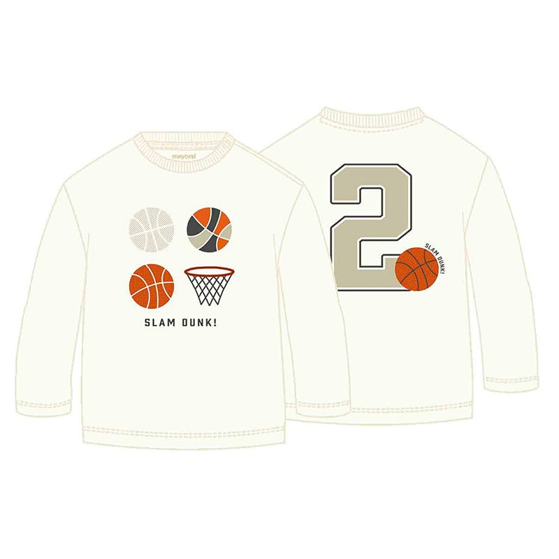 Camiseta m/l basket  2060 nata