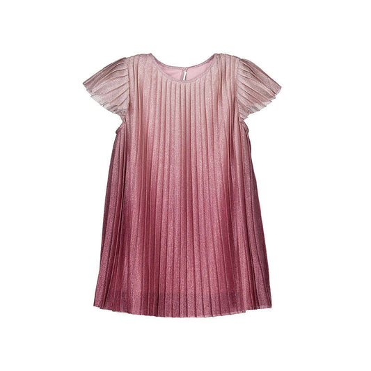 Vestido plisado degrade 4922 framboise