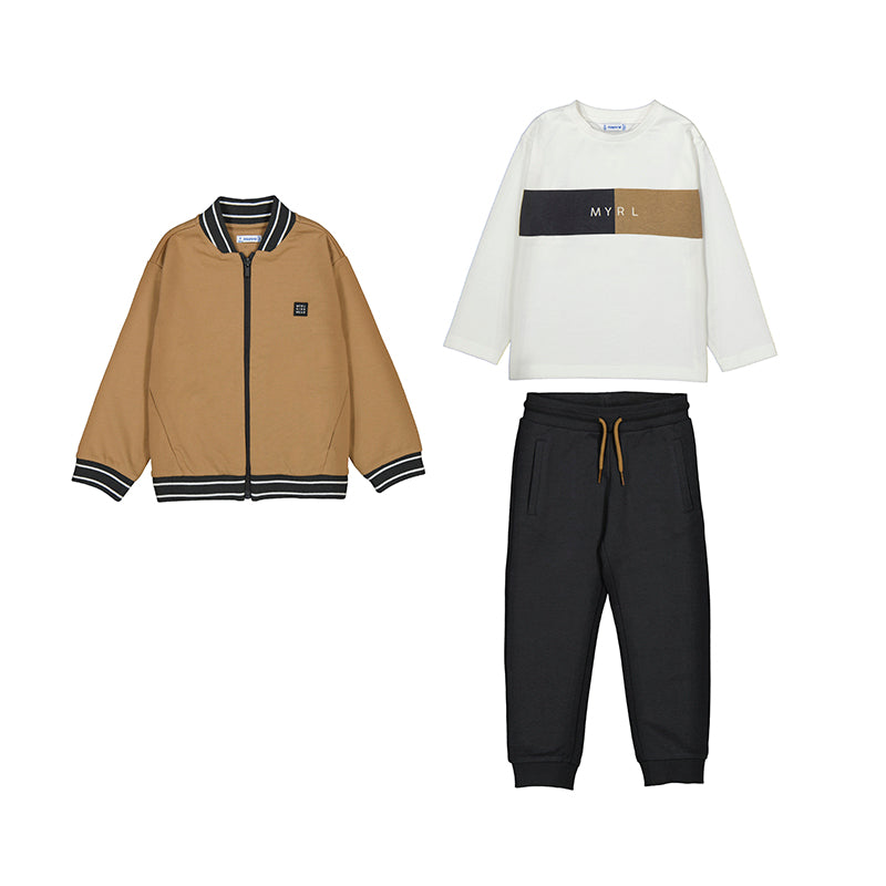 Chandal bomber camiseta 4810 caramelo