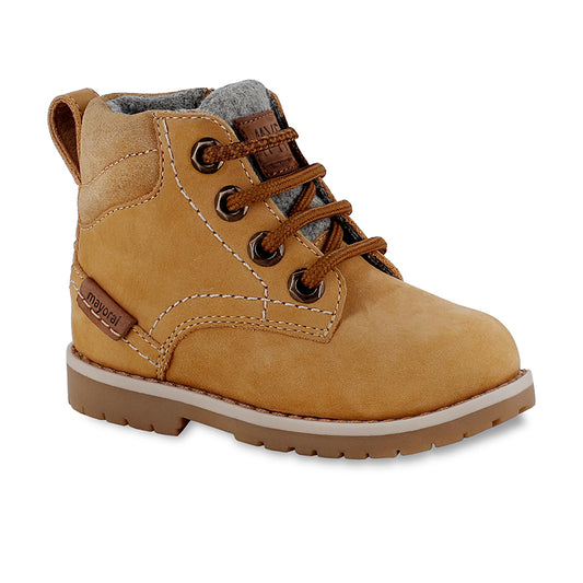 Botin piel nobuck 42597 mostaza