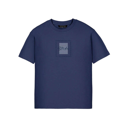 Camiseta m/c print relieve 7041 sombra