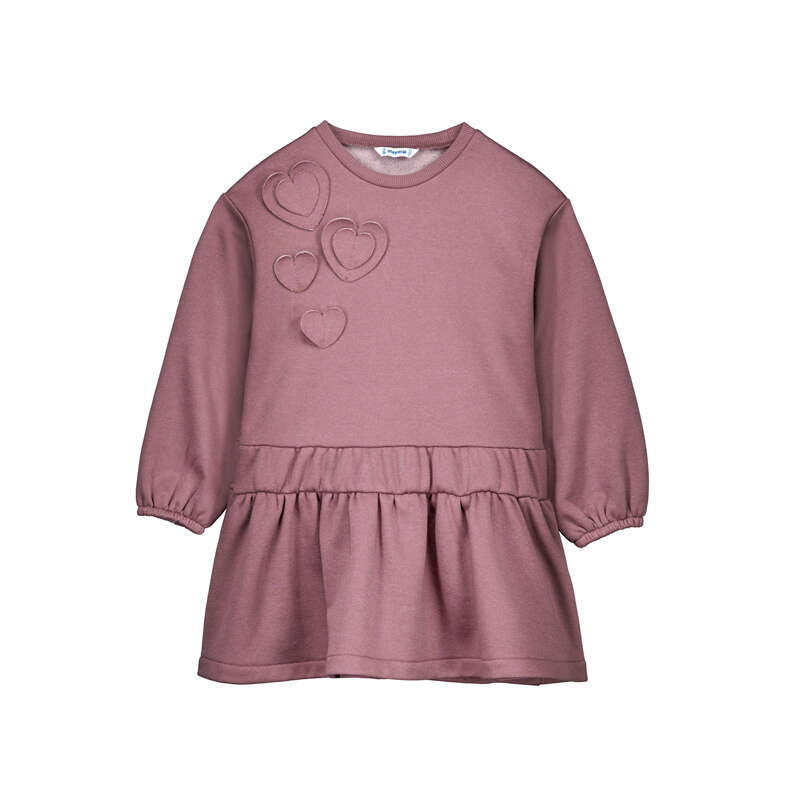 Vestido felpa 3d 4911 violeta