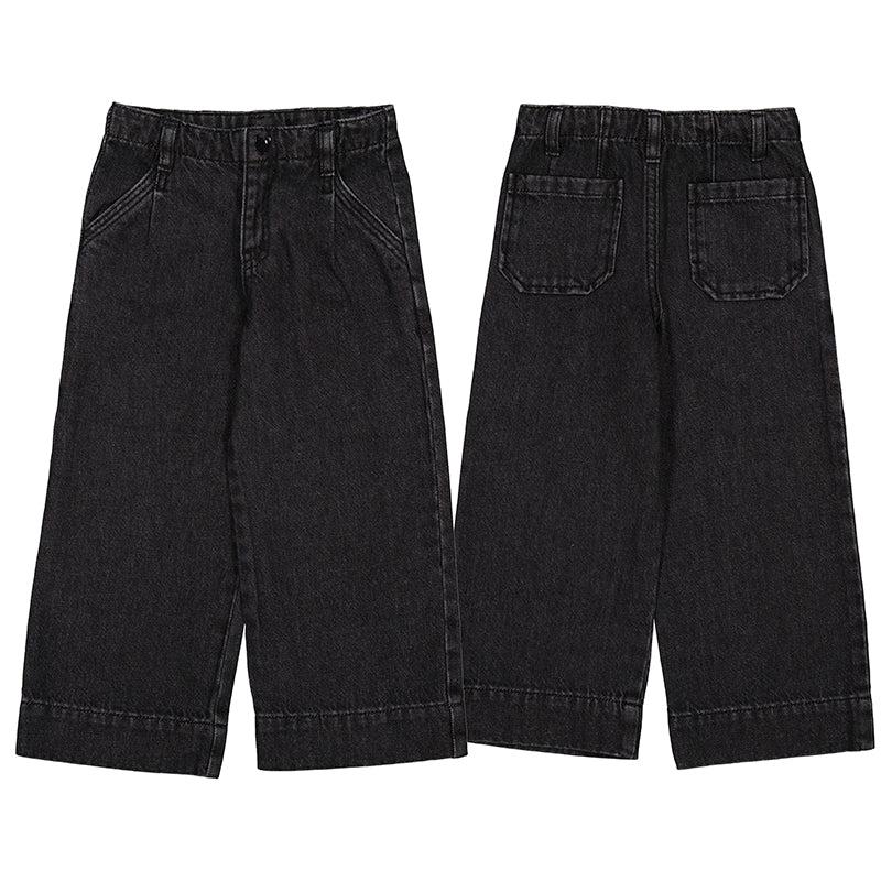 Pantalon tejano wide leg 4578 negro