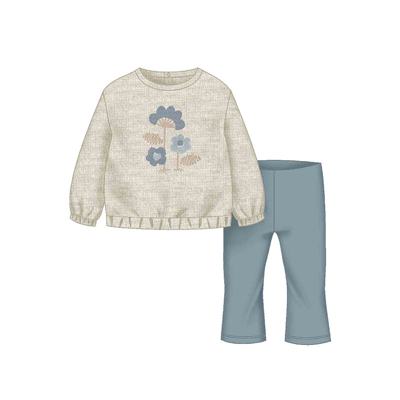 Conj Leggings 2740 blue bell