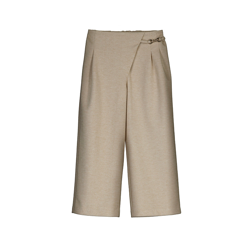 pantalon punto pinzas 4573 topo