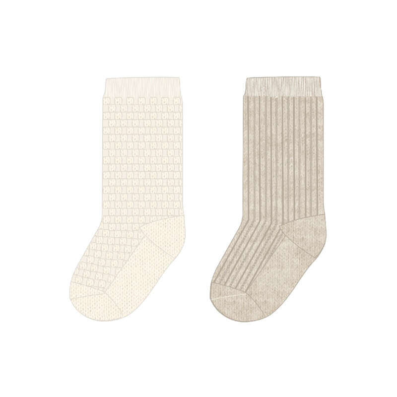 Set 2 calcetines vestir 9109 moca vig