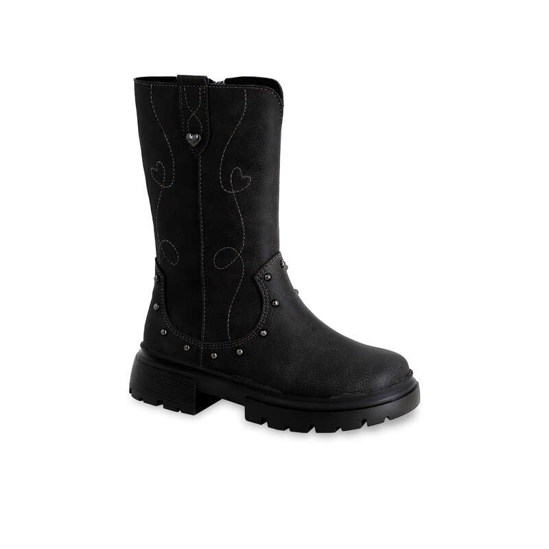 Bota tachas 44679 46679 negro