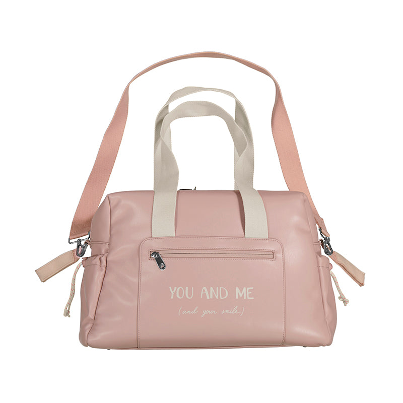 Bolso pañalera 19500  rose