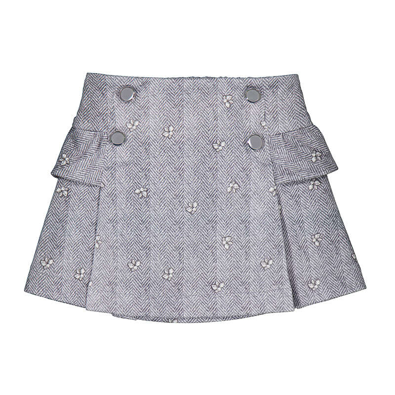 Falda antelina estampada 4905 Gris vig