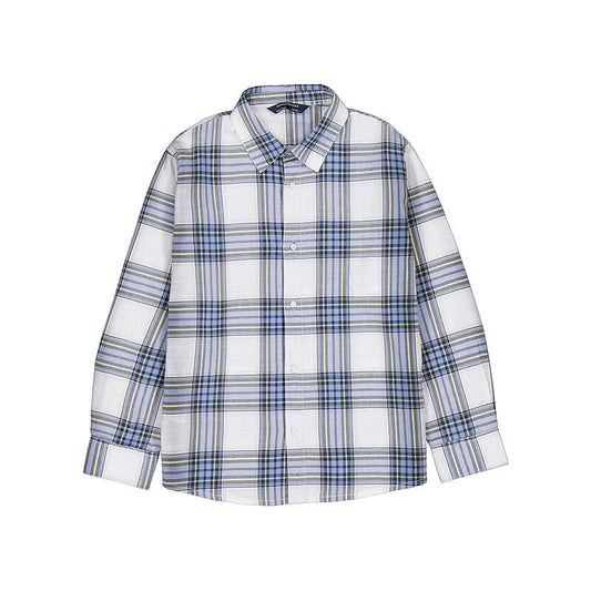 Camisa m/l cuadros 7108 sky