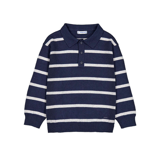 Polo m/l tricotosa 4101 azul
