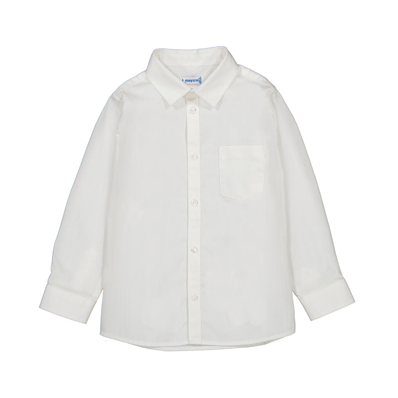 Camisa m/l basica 146 blanco