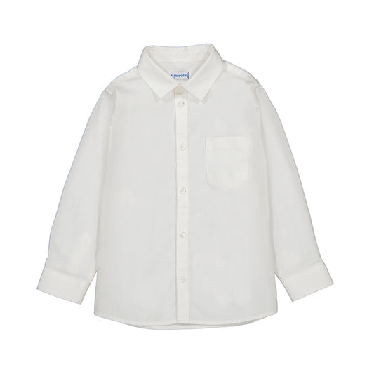Camisa m/l basica 146 blanco