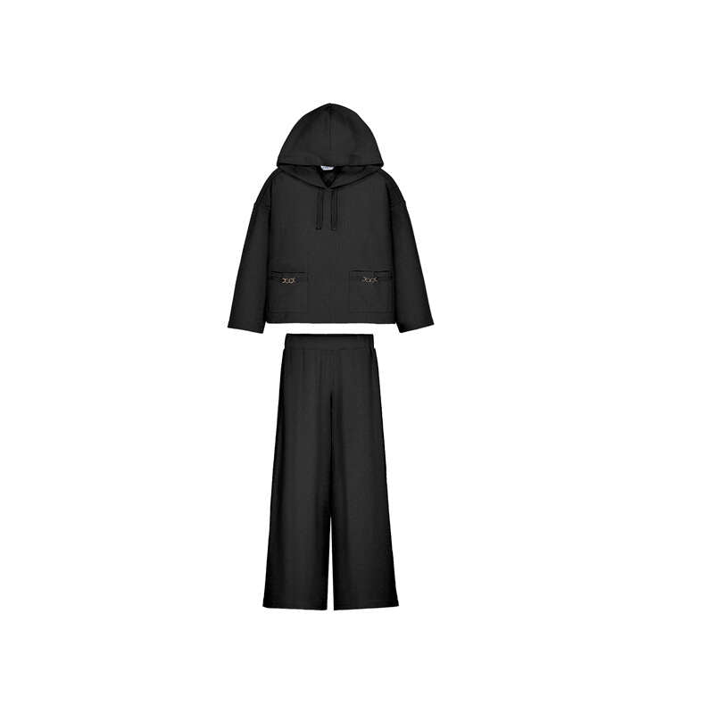 Conj. pantalon punto canale 7531 negro