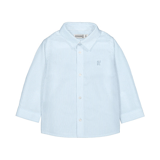 Camisa m/l basica 124 celeste
