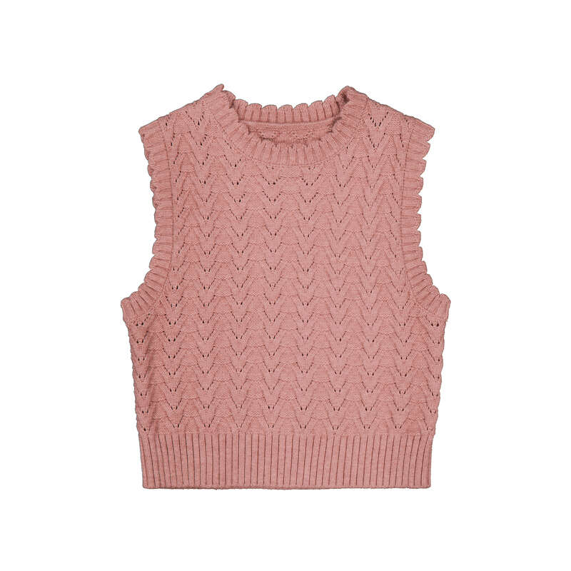 Chaleco tricot 4329 pastel mez
