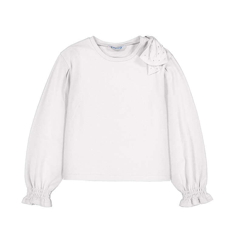 Camiseta m/l lazo strass 4032 crudo