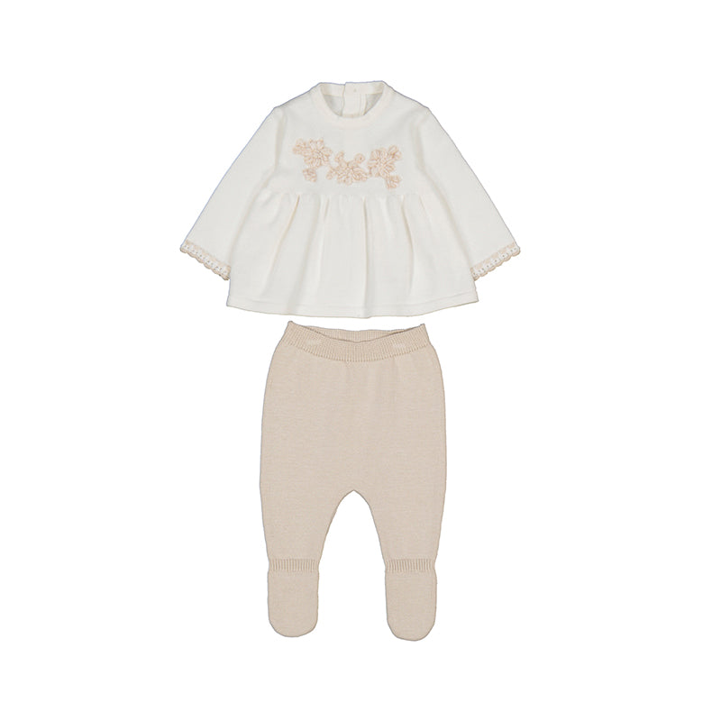 Conj. polaina tricot 2553 soja