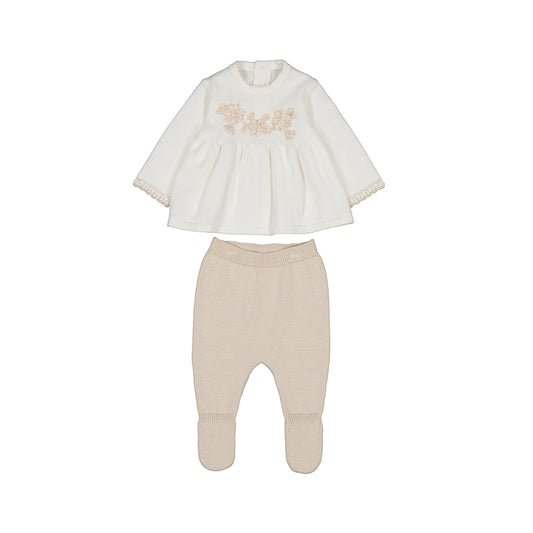 Conj. polaina tricot 2553 soja