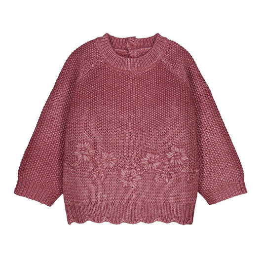 Sueter tejido  2352 rosado mez