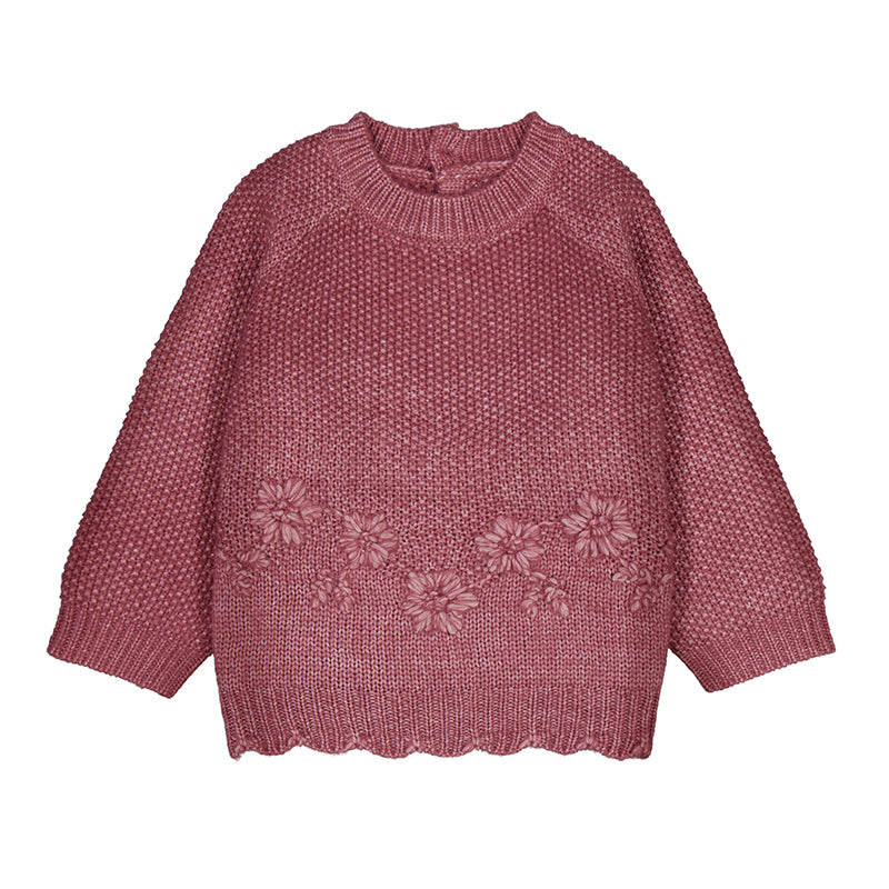 Sueter tejido  2352 rosado mez