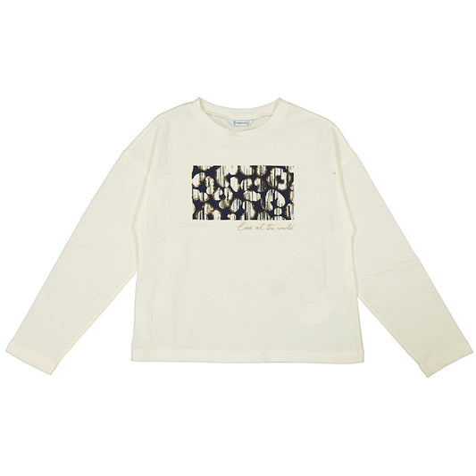 Camiseta m/l grafica 7024 nata petro