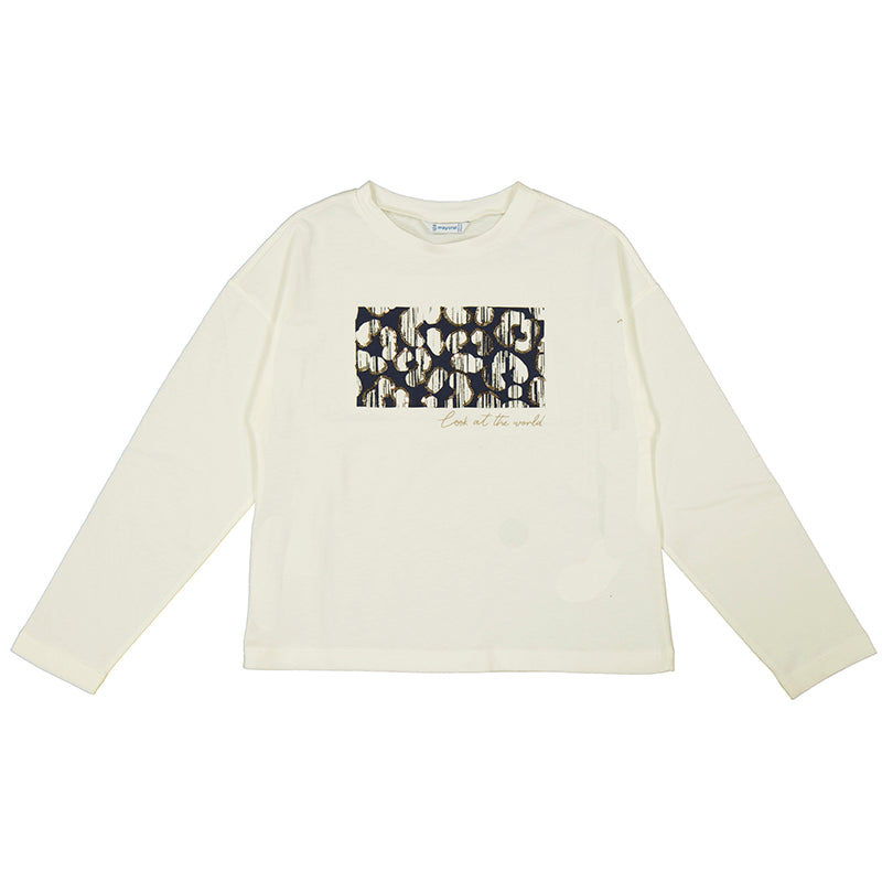 Camiseta m/l grafica 7024 nata petro