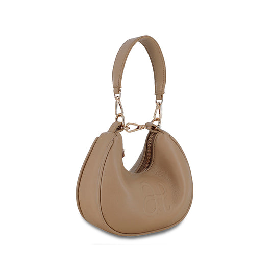 Bolso polipiel logo 5983 camel