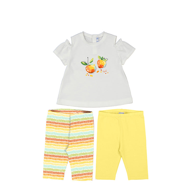 Conjunto set  1740  3 piezas amarillo