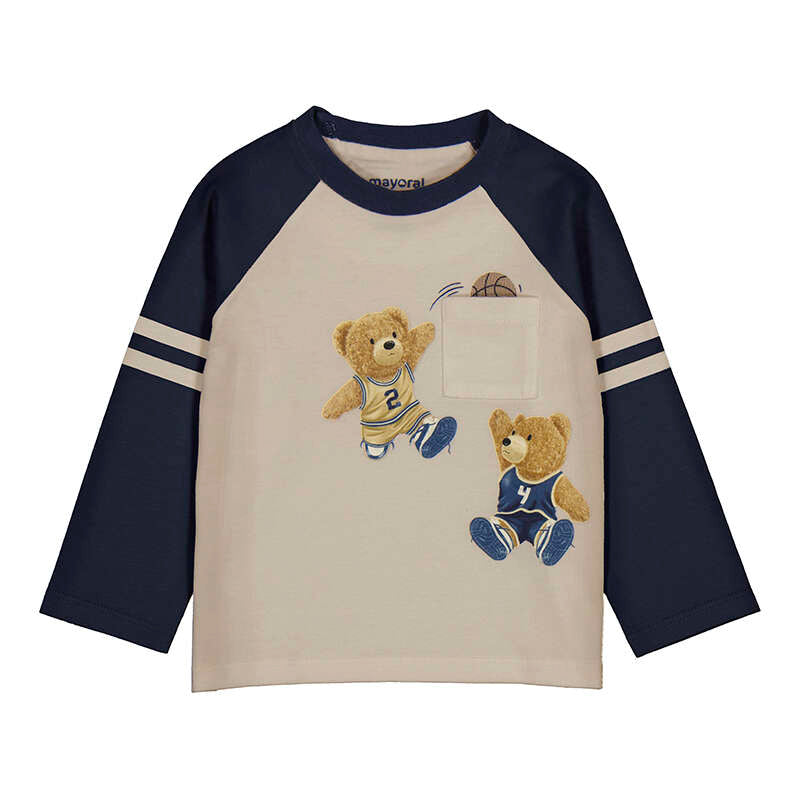 Camiseta m/l oso 2059 noche