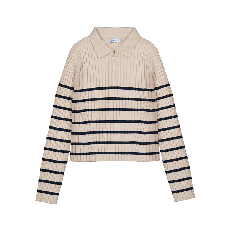 Polo m/l tricot 7195 tapioca