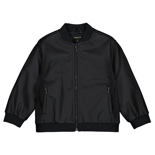 cazadora efecto piel 4413 negro