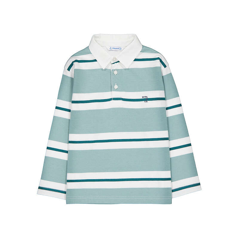 Polo m/l rayas 4141 Acuario