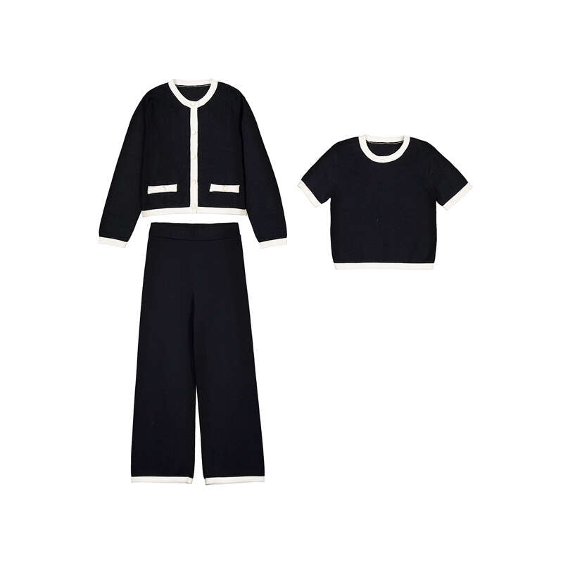 Conj. pantalon twin set 7536 negro
