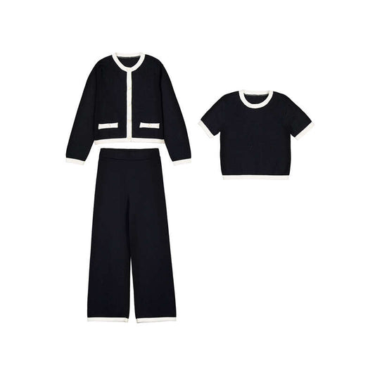 Conj. pantalon twin set 7536 negro