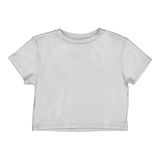 Camiseta 6027 metalizada plata