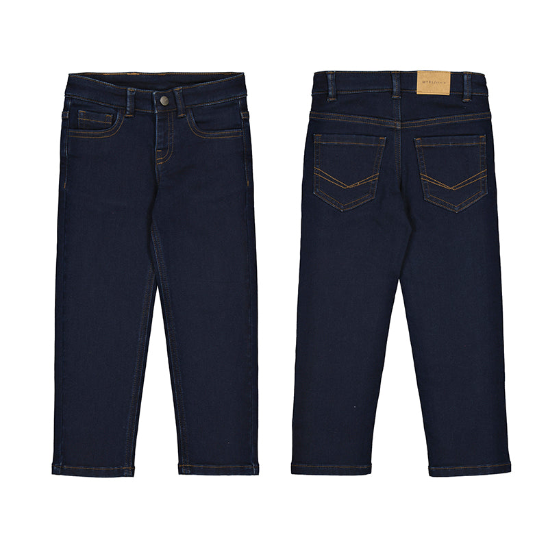 pantalon soft denim 5b 4571 dark indig