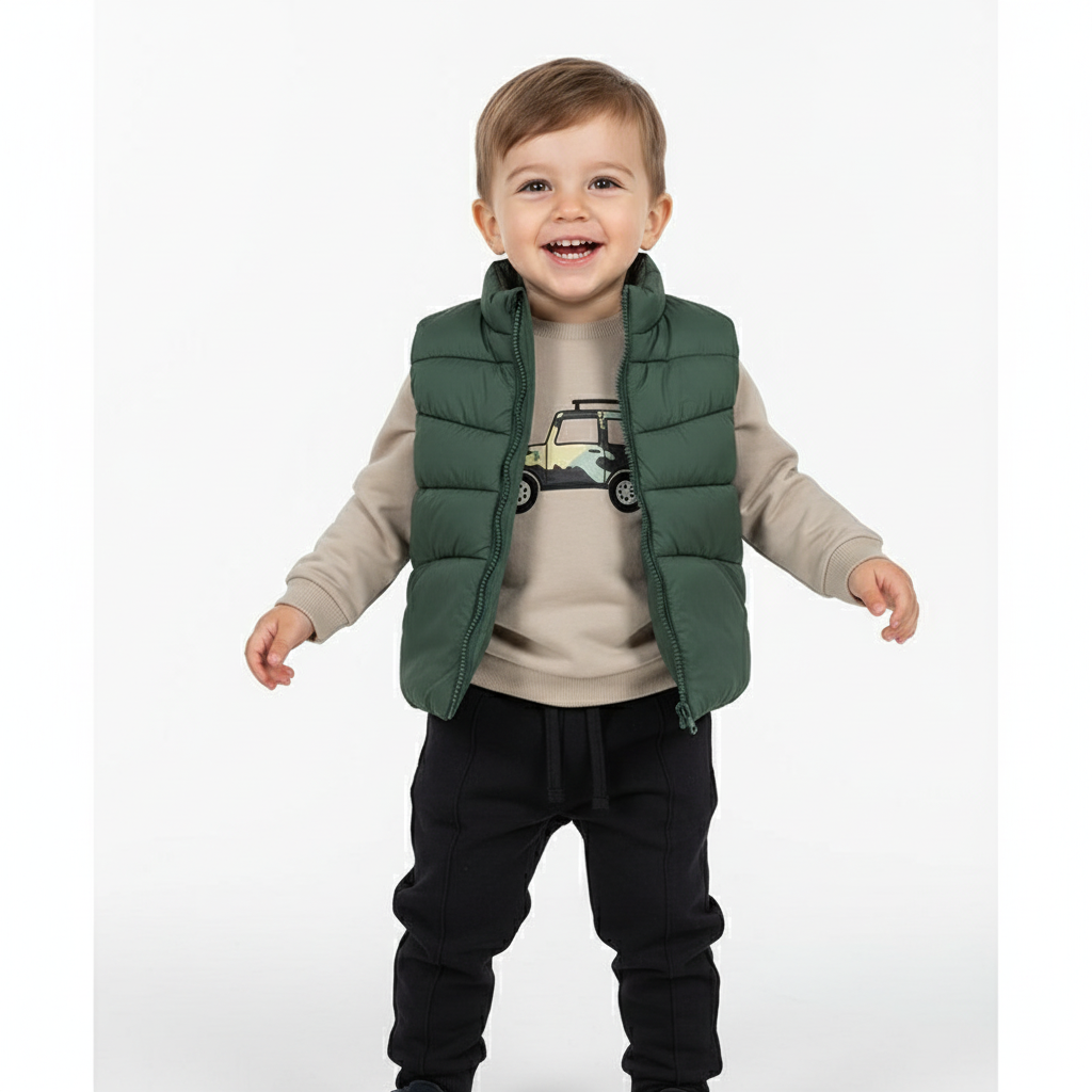 Conj. pant. pullover chaleco 2649 abeto