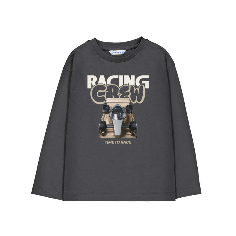 Camiseta m/l "racing" 4020 Pizarra