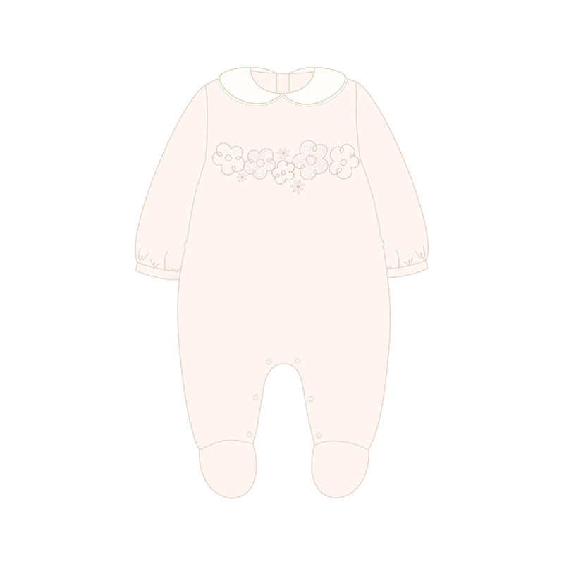 Pelele tundosado 2701 Rosa baby