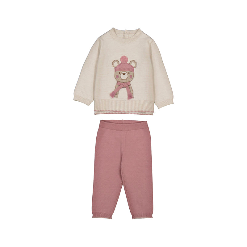 Conj pantalon  tejido 2595 orquidea