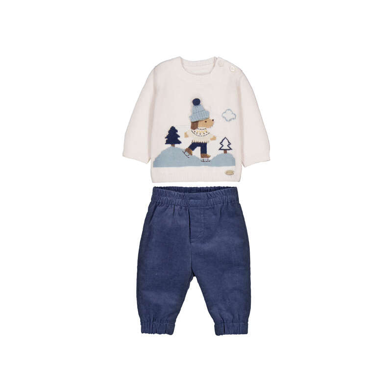 Conj. pantalon largo jersey 2533 indigo